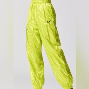Nike Lime Green Zebra Pattern Pants (M) (unused!)